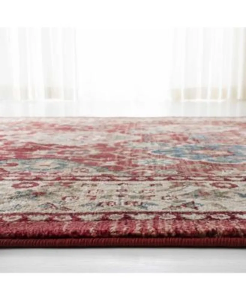 Lauren Ralph Lauren Ariel Lrl1255c Red Beige Area Rug