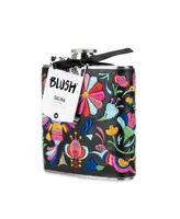 Blush Embroidery Flask