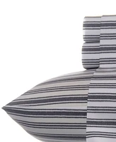 Nautica Coleridge Stripe Cotton Percale -Piece Sheet Set