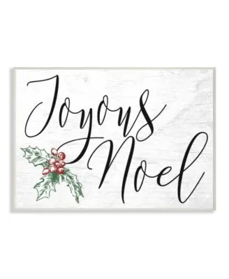 Stupell Industries Joyous Noel Christmas Wall Art Collection
