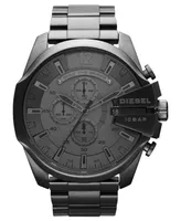 Diesel Men's Chronograph Gunmetal Ion-Plated Stainless Steel Bracelet Watch 51mm DZ4282