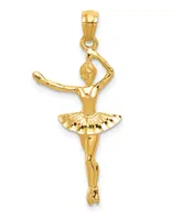 Ballerina Pendant in 14k Yellow Gold