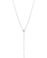 Givenchy Crystal Lariat Necklace, 16"' + 3" extender