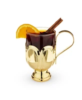 Twine Mulled Wine Glass - Gold