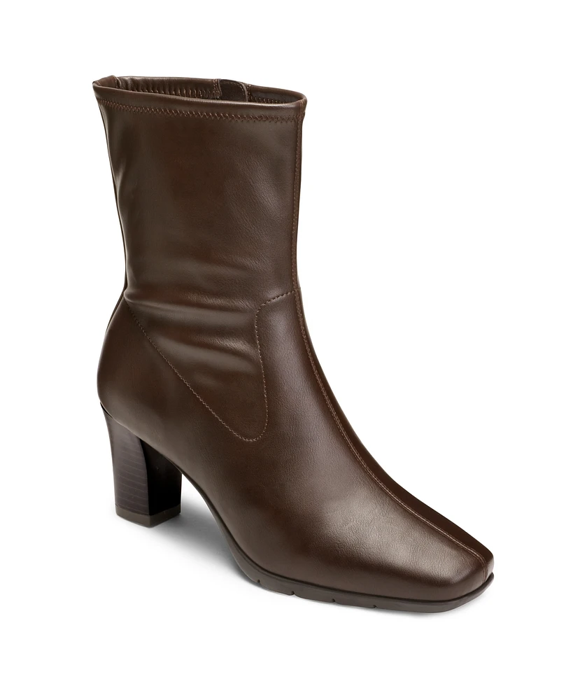 Aerosoles Women's Cinnamon Heeled Tailored Booties