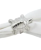 Saro Lifestyle Turtle Dinner Napkin Ring, Set of 4