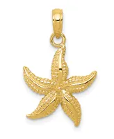 Starfish Pendant in 14k Yellow Gold