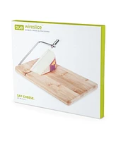 True Wire Slice Bamboo Cheese Slicing Board