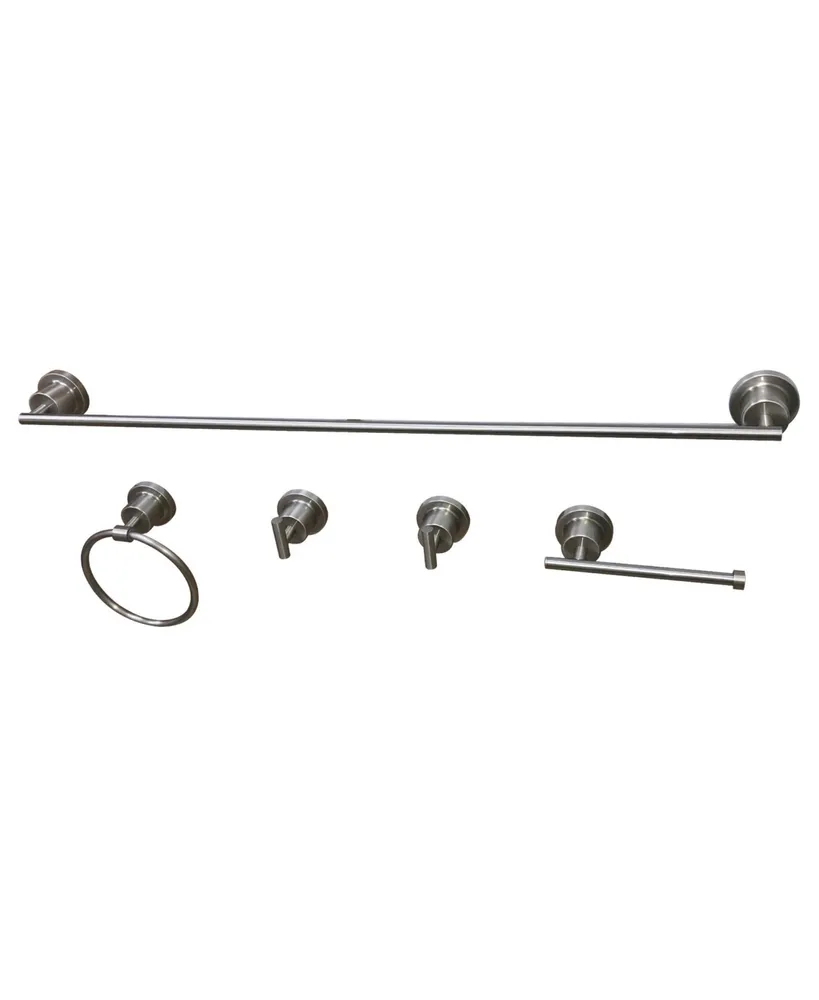 Kingston Brass Governor 3-Pc. Bathroom Accessories Set in Brushed Nickel