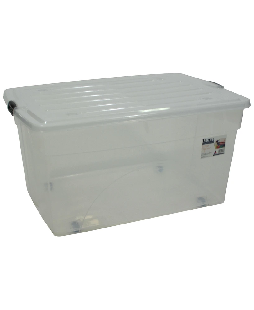 Taurus 30 Gallon Rolling Bin Storage Organizer