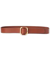 Lauren Ralph Women's Leather Slide-Buckle Belt