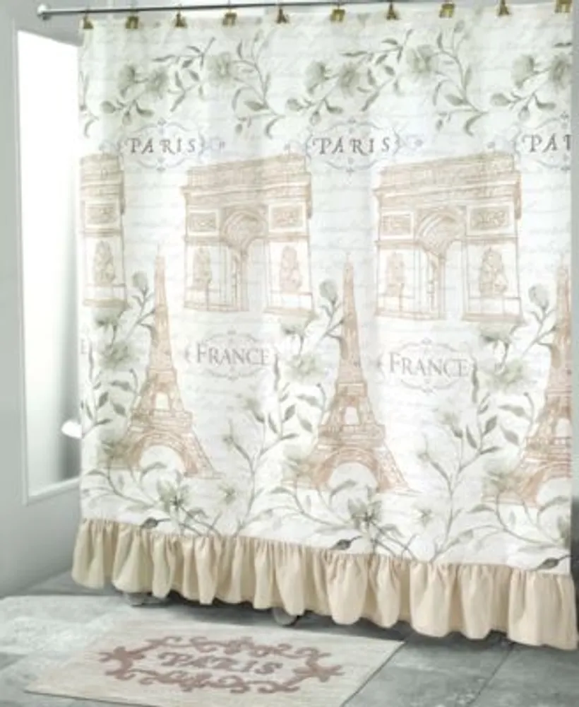 Avanti Paris Botanique Shower Curtain Collection