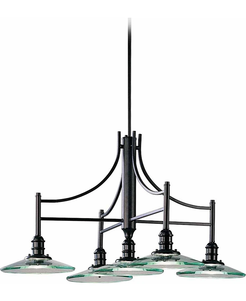 Volume Lighting Edo 5-Light Kitchen Island Downrod Pendant Chandelier