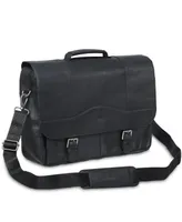 Mancini Buffalo Collection Porthole Laptop/ Tablet Briefcase