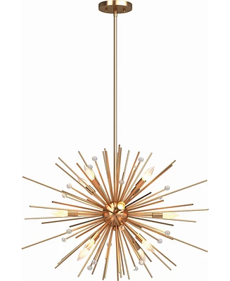 Volume Lighting Alice 12-Light Down Rod Chandelier