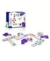 Guidecraft Jumbo Texture Food Dominoes - Multi