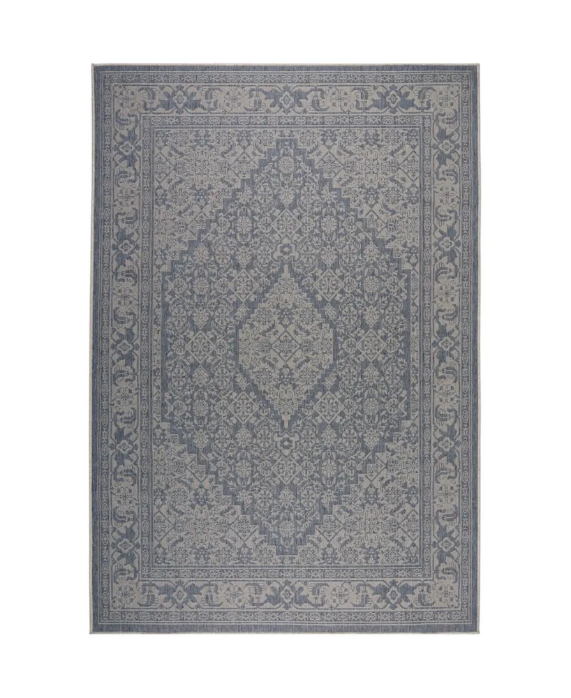 Nicole Miller Patio Country Dahlia 5'2" x 7'2" Outdoor Area Rug