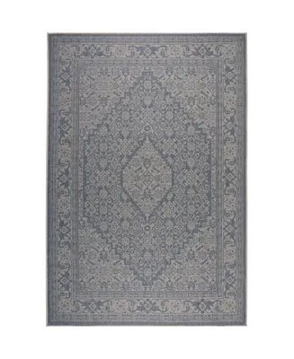 Nicole Miller Patio Country Dahlia 5'2" x 7'2" Outdoor Area Rug