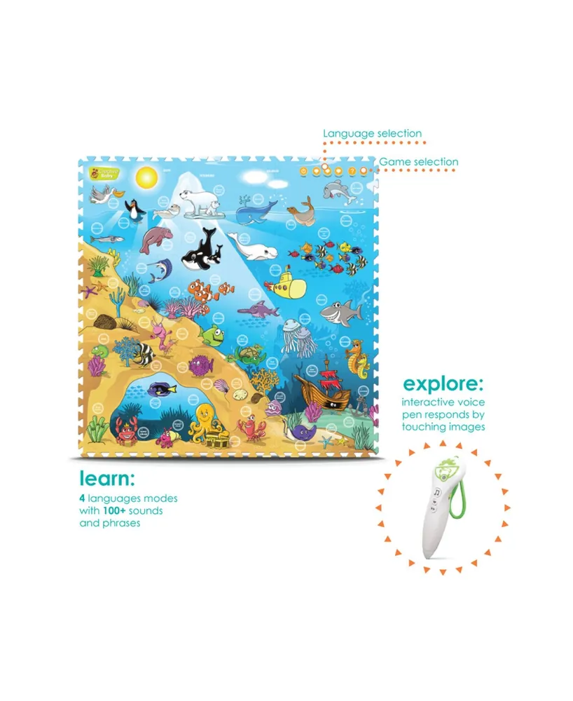 Creative Baby Foam Play I-Mat Under The Sea, 9 Pieces