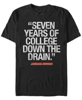 Animal House National Lampoon's Men's Bluto 7 Years Of College Short Sleeve T-Shirt