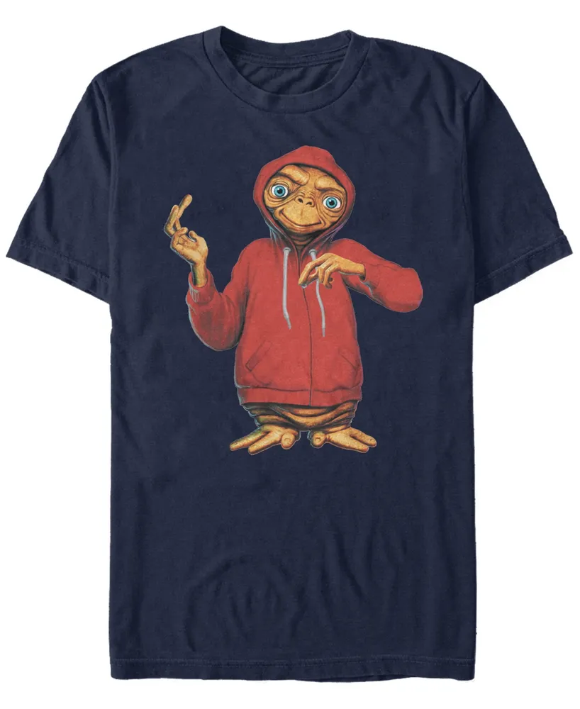 E.t. the Extra-Terrestrial Men's Alien A Hoodie Short Sleeve T-Shirt