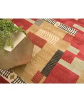 Bayshore Home Ojas Oja2 Rust Red Area Rug Collection