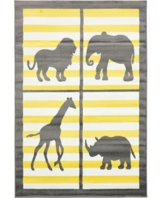 Bayshore Home Politan Pol5 Gray Area Rug Collection