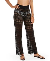 Miken Juniors' Scallop Hem Pants with Tassel Tie, Created for Macy's