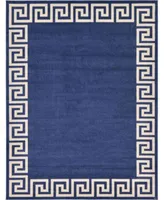 Bayshore Home Anzu Anz2 Navy Blue Area Rug Collection