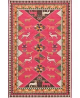 Bayshore Home Arcata Arc7 Pink Area Rug Collection