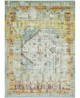 Bayshore Home Kenna Ken2 Light Blue Area Rug Collection