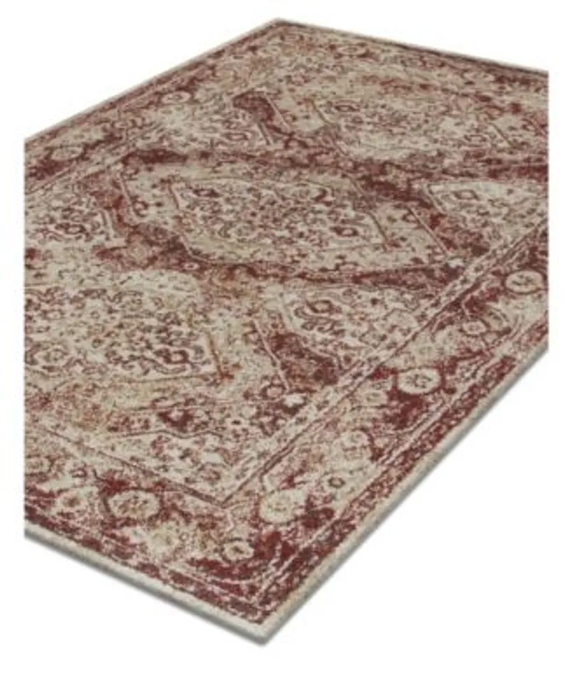 D Style Zandra Mza4 Paprika Area Rug Collection