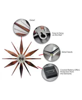 Infinity Instruments Starburst Wall Clock