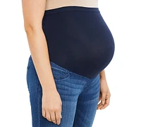 Motherhood Maternity Indigo Blue Secret Fit Over the Belly Stretch Ankle Jeggings