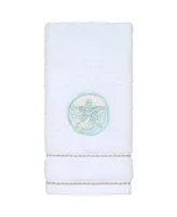 Avanti Farmhouse Shell Embroidered Cotton Fingertip Towel, 11" x 18"