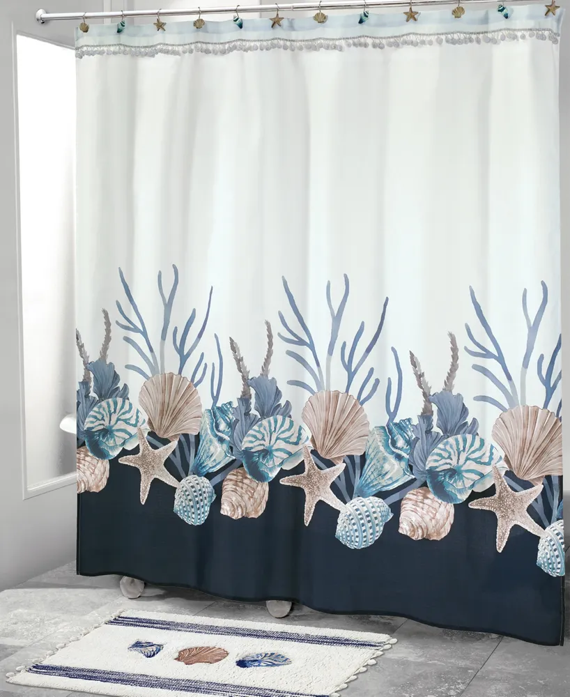 Beachcomber Coastal Shower Curtain