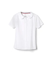 French Toast Big Girls Short Sleeve Modern Peter Pan Blouse