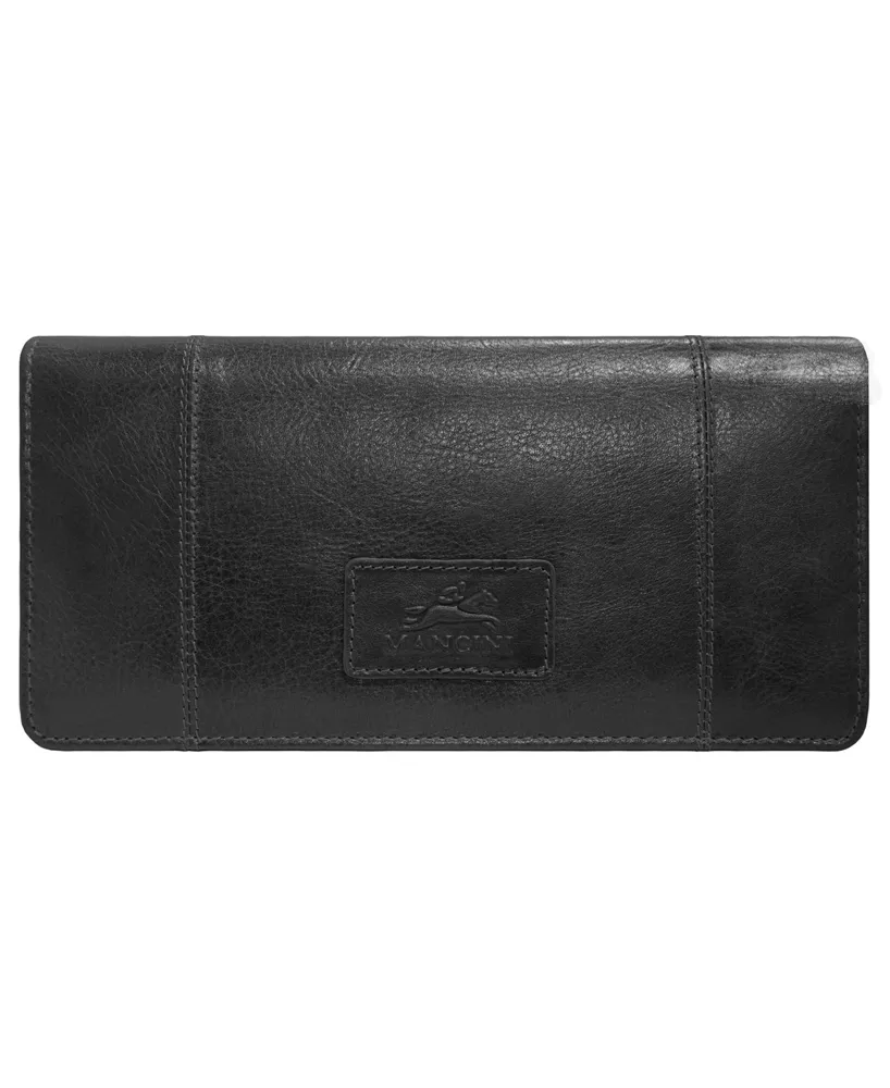 Mancini Casablanca Collection Rfid Secure Ladies Trifold Wallet