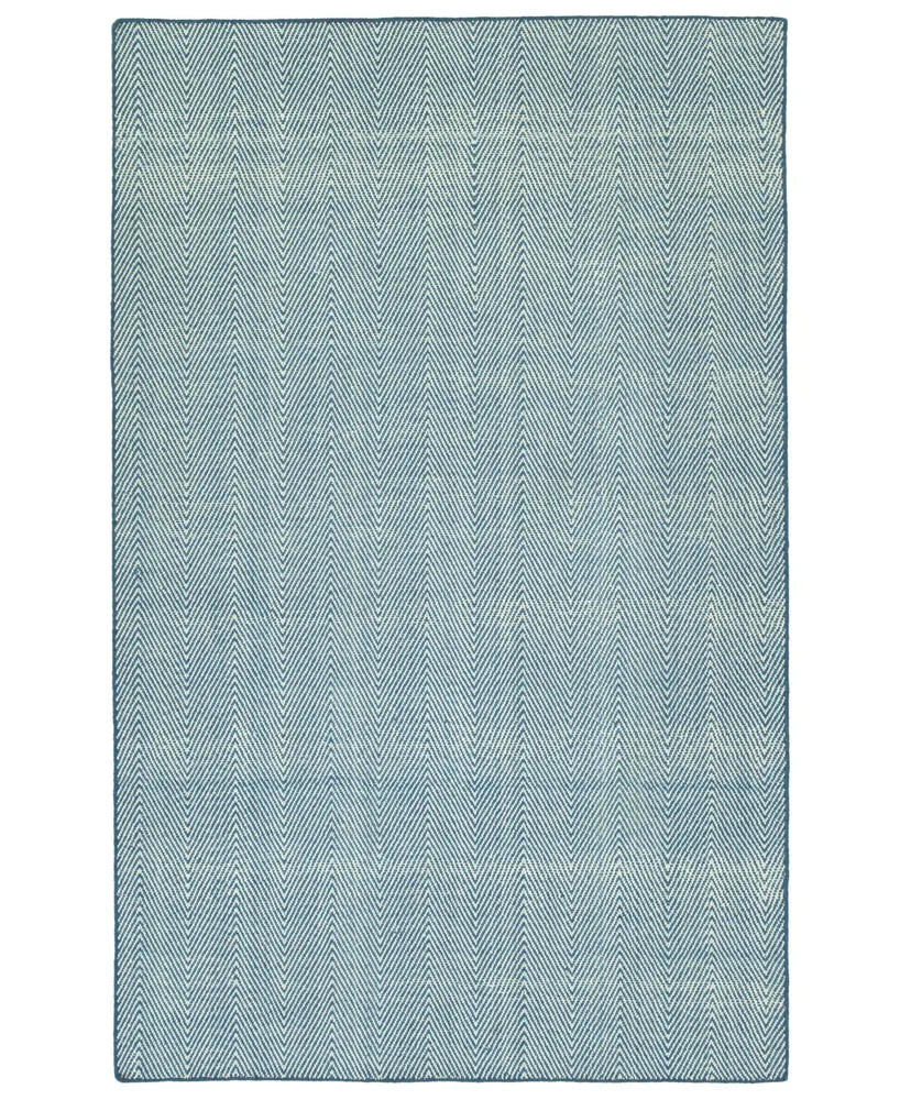 Kaleen Ziggy ZIG01-10 Denim 3' x 5' Outdoor Area Rug