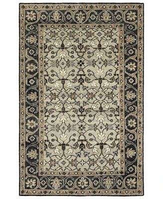 Kaleen Herrera HRA05-84 Oatmeal 5'6" x 8'6" Area Rug