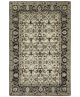 Kaleen Herrera HRA05-84 Oatmeal 5'6" x 8'6" Area Rug