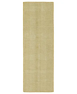 Kaleen Ziggy ZIG01-05 Gold 2' x 6' Runner Rug