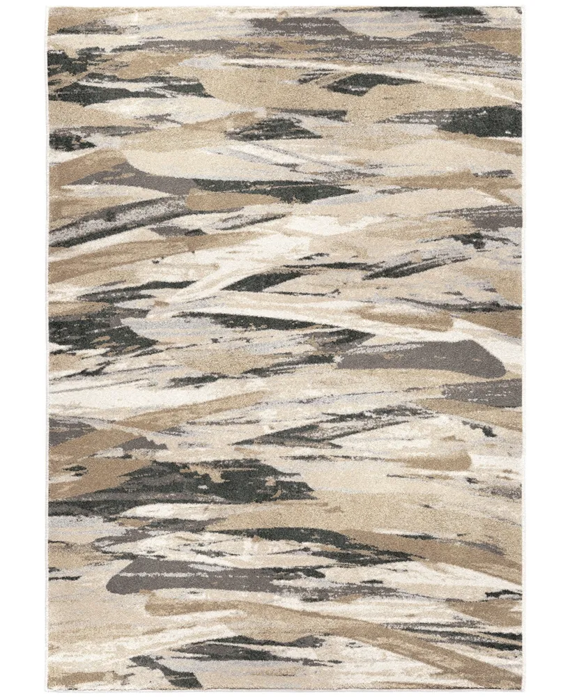 Orian Riverstone Impressionist Multi 5'3" x 7'6" Area Rug