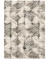 Orian Riverstone Maverick Cloud Gray 7'10" x 10'10" Area Rug