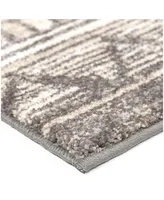 Orian Adagio Coastal Pier Silver Tone 5'1" x 7'6" Area Rug