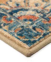 Orian Alexandria King Fisher Pale Blue Rug