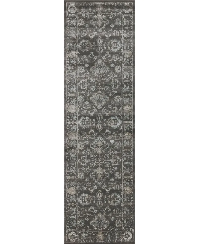 Closeout! Km Home /0043/Lightbrown Cantu Brown 2'2" x 7'7" Runner Rug