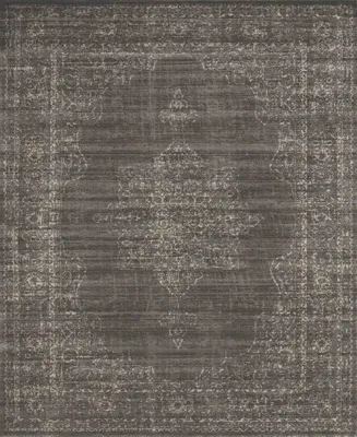 Closeout! Km Home 3563/0042/Lightbrown Cantu Brown 7'10" x 10'6" Area Rug