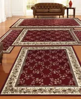 Km Home 1595/Ivory/5PCT Tuscany Kerman Ivory Set Area Rug