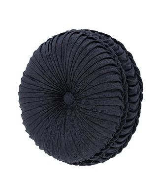 J Queen New York Luciana Tufted Decorative Pillow, 15" Round